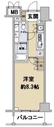 グランスイート東京の物件間取画像